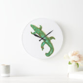 Eidechsenuhr Große Wanduhr (Zuhause)