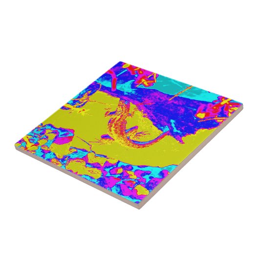 Eidechsenziegel Fliese (Seite)