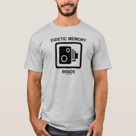 Eidetische Speicher im Inneren (Bildzeichen fotogr T-Shirt
