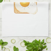 Eier auf Toast Küchentuch (Gefaltet)