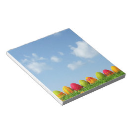 Eier aus Papier Mache Notizblock