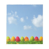 Eier aus Papier Mache Notizblock (Vorderseite)