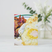 Eier Bacon Frühstück Postkarte (Stehend Vorderseite)