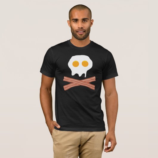 Eier Bacon Skull T-Shirt (Vorne ganz)