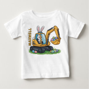 Eier-Bagger-Toddler-Oster-Ei-T-Shirt Baby T-shirt