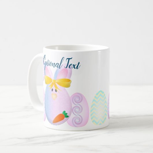 Eier & Bunnies Ostern bereit Kaffeetasse (Vorderseite Links)