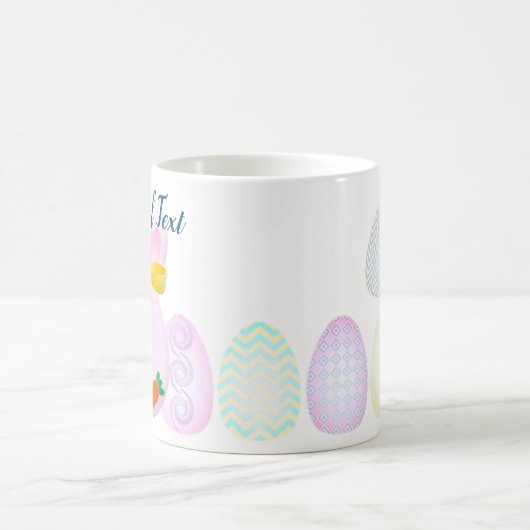 Eier & Bunnies Ostern bereit Kaffeetasse (Mittel)