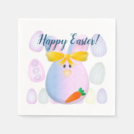 Eier & Bunnies Ostern bereit Serviette