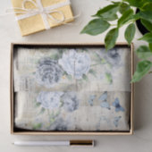 Eier Butterfly Vintages Blumenzwirn Seidenpapier (Geschenk)