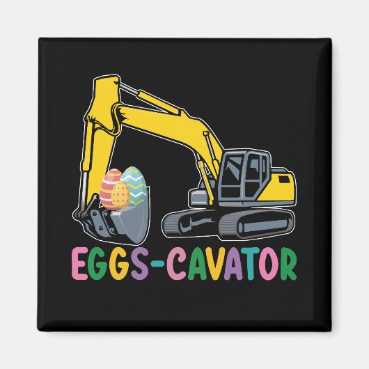 Eier Cavator Ostereier-Suche Bagger Magnet (Vorne)