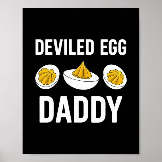 Eier-Daddy lustig Thanksgiving Vatertag 1 Poster (Vorne)