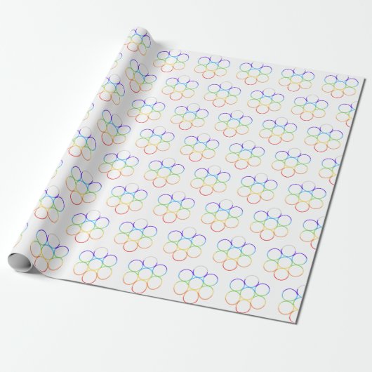 Eier des Lebens Chakra Roll Geschenkpapier (Ungerollt)