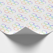 Eier des Lebens Chakra Roll Geschenkpapier (Ecke)