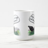 Eier Don't Tell Jokes (stilisierte Hühner & Witze) Kaffeetasse (Mittel)