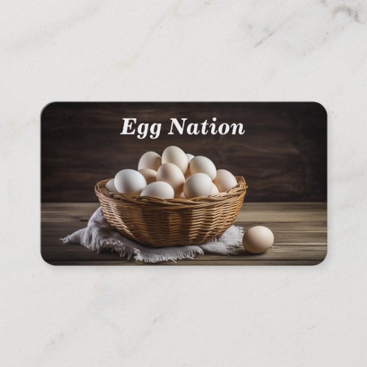 Eier/Eier Visitenkarte (Vorderseite)