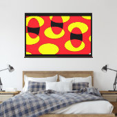 Eier eines Dämons - Ken Gage Abstrakte Kunst Leinwanddruck (Insitu (Schlafzimmer))