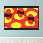 Eier eines Dämons - Ken Gage Abstrakte Kunst Leinwanddruck (Insitu (Holzboden))