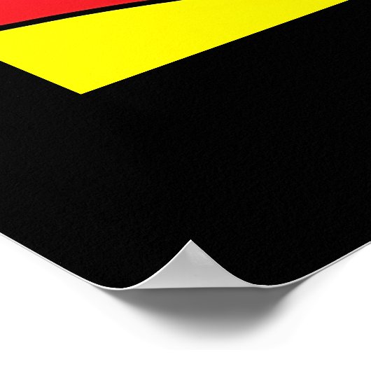 Eier eines Dämons - Ken Gage Abstrakte Kunst Poster (Ecke)