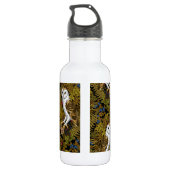 Eier, Farne, Eichen und Beeren 2 Edelstahlflasche (Rückseite)