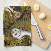 Eier, Farne, Eichen und Beeren 2 Geschirrtuch (Viertel Falte)