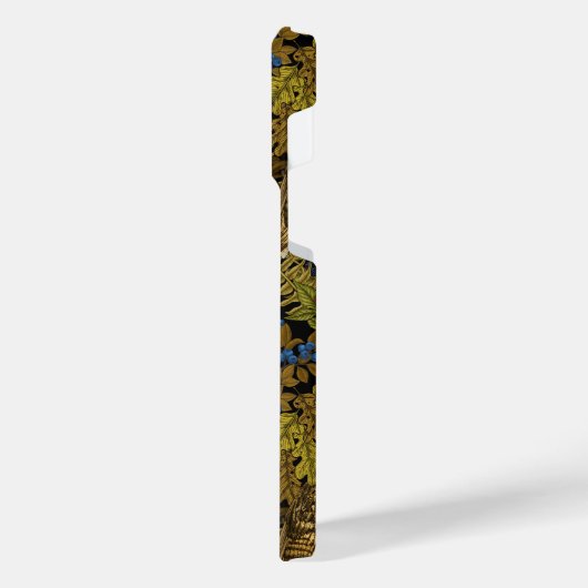 Eier, Farne, Eichen und Beeren 2 iPhone Hülle (Linke Seite)