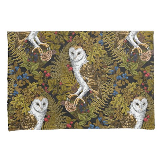 Eier, Farne, Eichen und Beeren 2 Kissenbezug (Vorderseite-Rechts)