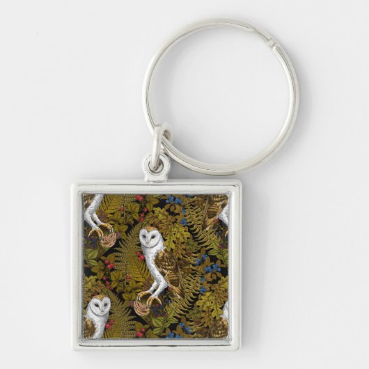 Eier, Farne, Eichen und Beeren 2 Schlüsselanhänger (Vorne)