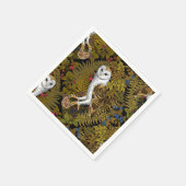 Eier, Farne, Eichen und Beeren 2 Serviette (Ecke)