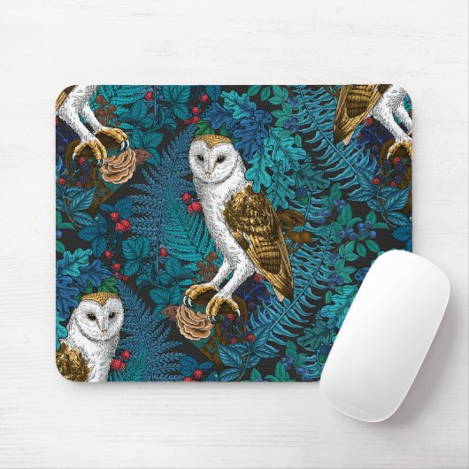 Eier, Farne, Eichen und Beeren 3 Mousepad (Mit Mouse)