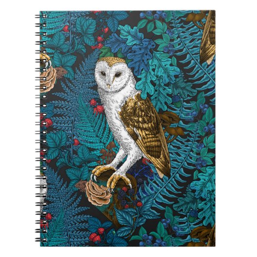 Eier, Farne, Eichen und Beeren 3 Notizblock (Vorderseite)