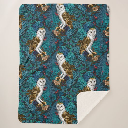 Eier, Farne, Eichen und Beeren 3 Sherpadecke (Vorderseite)