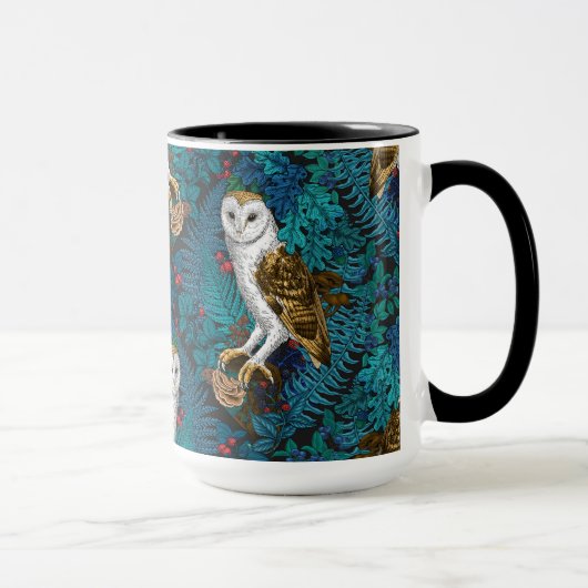 Eier, Farne, Eichen und Beeren 3 Tasse (Rechts)