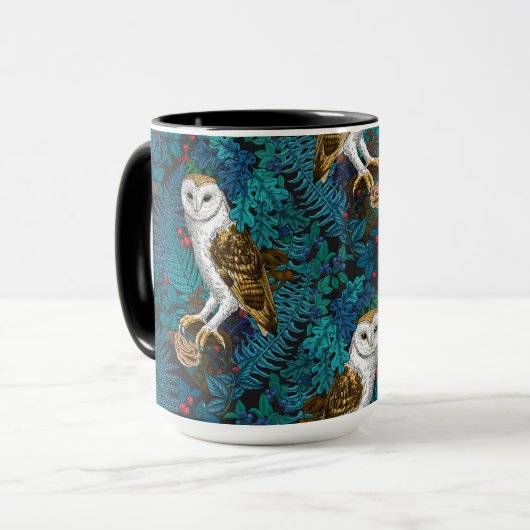 Eier, Farne, Eichen und Beeren 3 Tasse (Vorderseite Links)