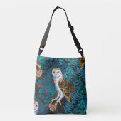 Eier, Farne, Eichen und Beeren 3 Tragetaschen Mit Langen Trägern (Rückseite)