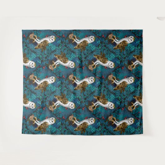 Eier, Farne, Eichen und Beeren 3 Wandteppich (Vorderseite (Horizontal))