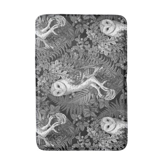 Eier, Farne, Eichen und Beeren 4 Badematte (Vorderseite Vertikal)