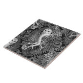 Eier, Farne, Eichen und Beeren 4 Fliese (Seite)