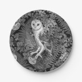 Eier, Farne, Eichen und Beeren 4 Pappteller (Vorderseite)