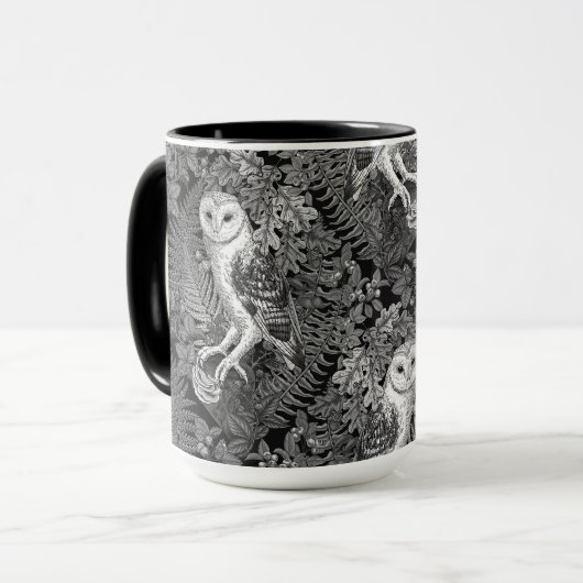 Eier, Farne, Eichen und Beeren 4 Tasse (Vorderseite Links)