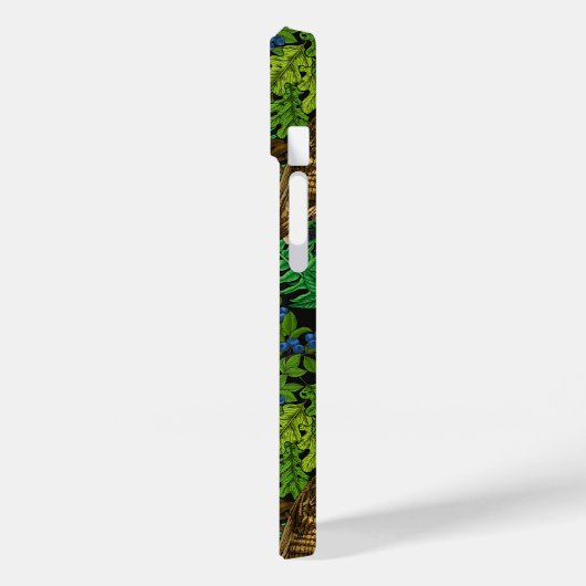 Eier, Farne, Eichen und Beeren Case-Mate iPhone Hülle (Rückseite / Links)