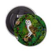 Eier, Farne, Eichen und Beeren Flaschenöffner (Vorderseite)