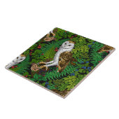 Eier, Farne, Eichen und Beeren Fliese (Seite)