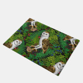 Eier, Farne, Eichen und Beeren Fußmatte (Schrägansicht)