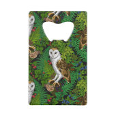 Eier, Farne, Eichen und Beeren Geldbeutel Flaschenöffner (Vorderseite)