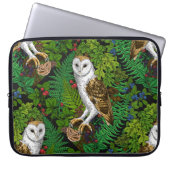 Eier, Farne, Eichen und Beeren Laptopschutzhülle (Vorderseite)