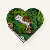 Eier, Farne, Eichen und Beeren Notizblock (Vorderseite)