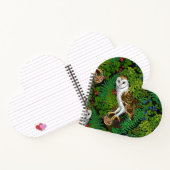 Eier, Farne, Eichen und Beeren Notizblock (Innenseite)