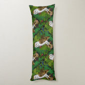 Eier, Farne, Eichen und Beeren Seitenschläferkissen (Rückseite (Vertikal))