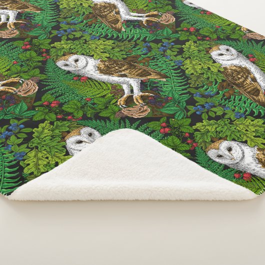 Eier, Farne, Eichen und Beeren Sherpadecke (3/4)