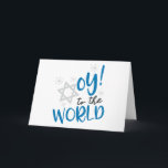 Eier für die Welt Feiertagskarte<br><div class="desc">Hanukkah HumorOy zur Welt</div>